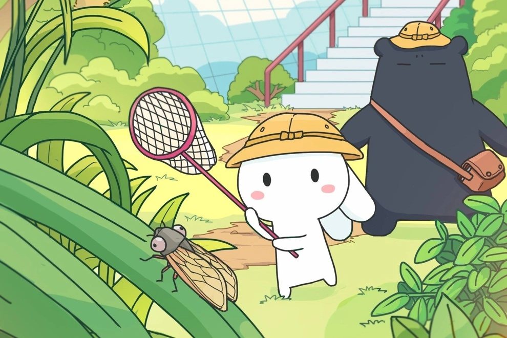 Hình nền thỏ 7 màu