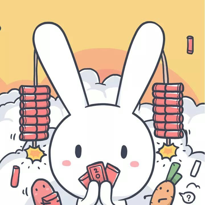 Ảnh nền điện thoại thỏ 7 màu