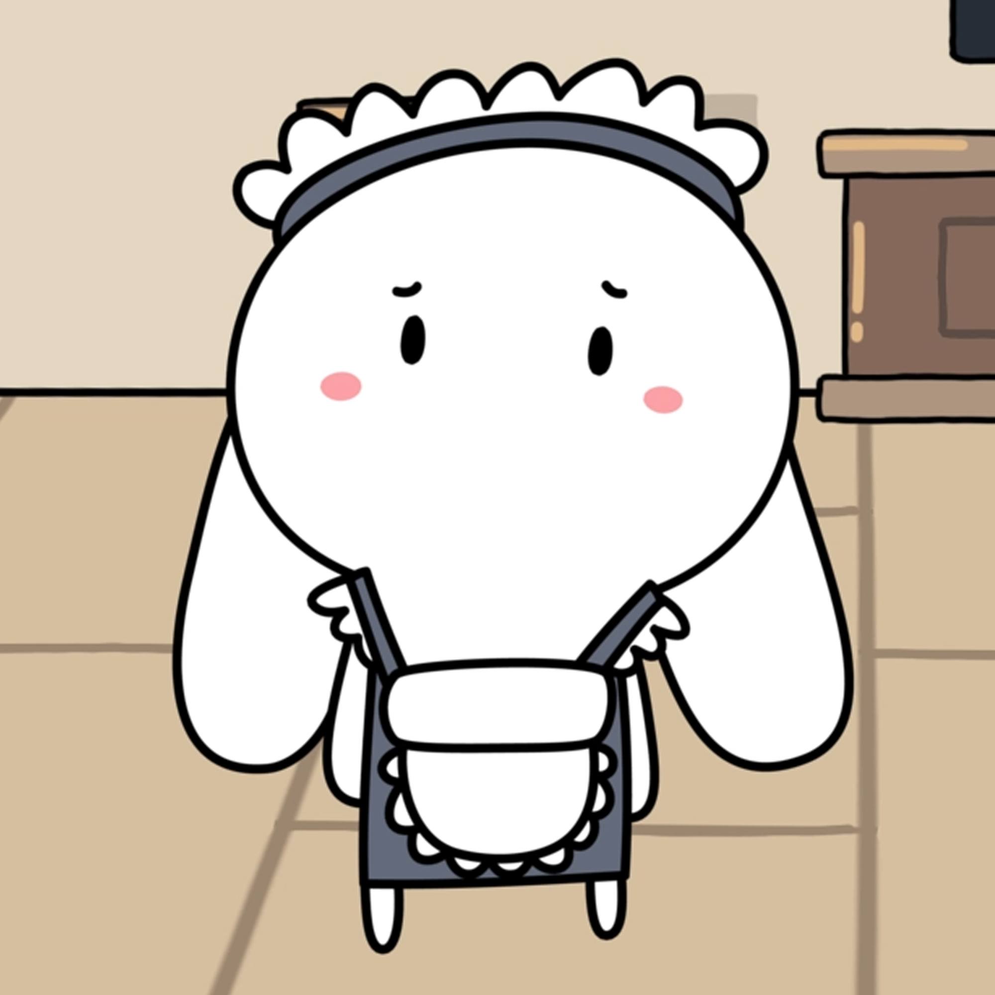 Ảnh thỏ 7 màu cute cho điện thoại