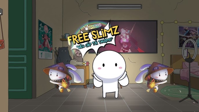 Sticker thỏ 7 màu