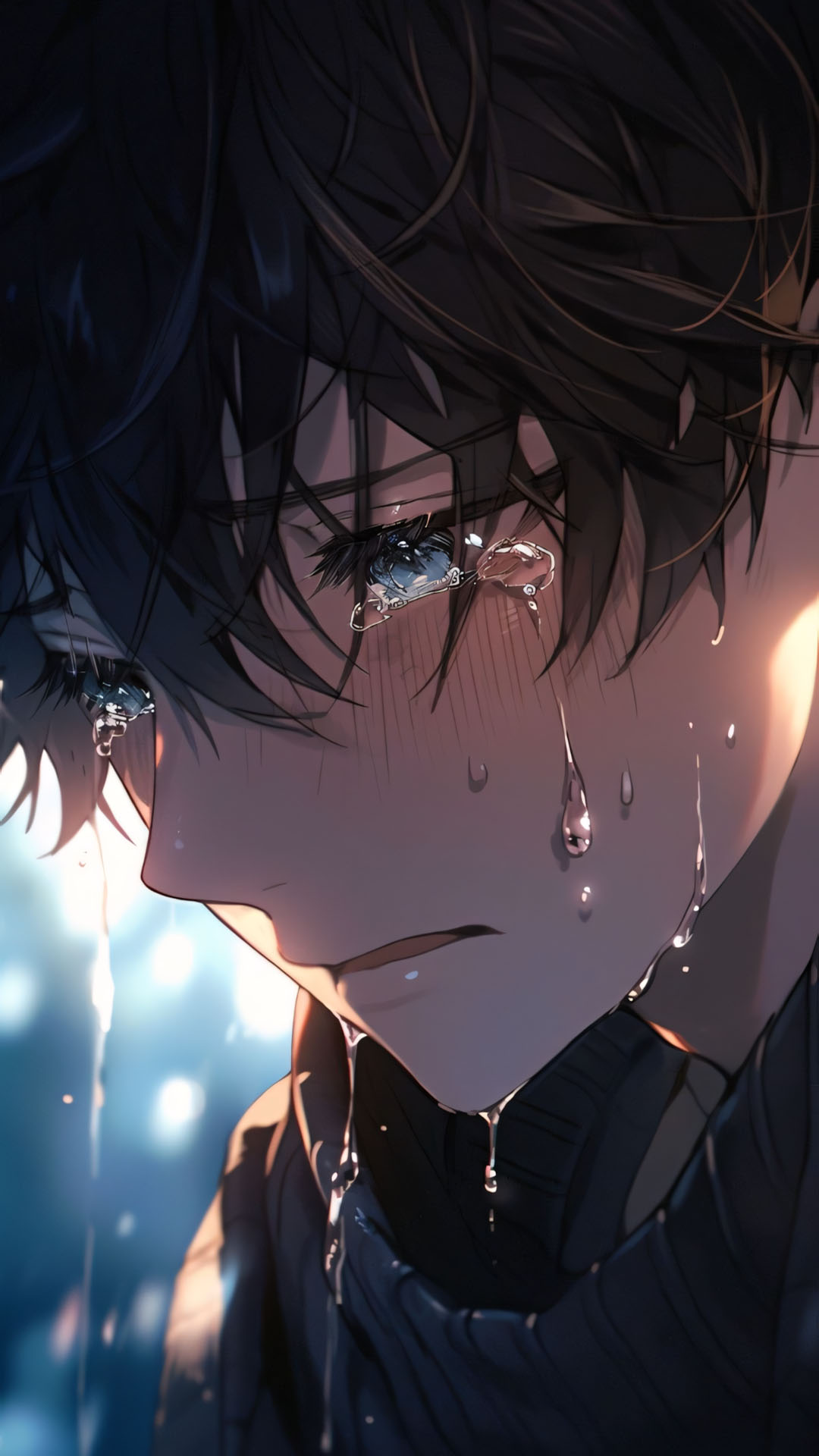 anh anime nam buon khoc 1920px 1080px full hd 2