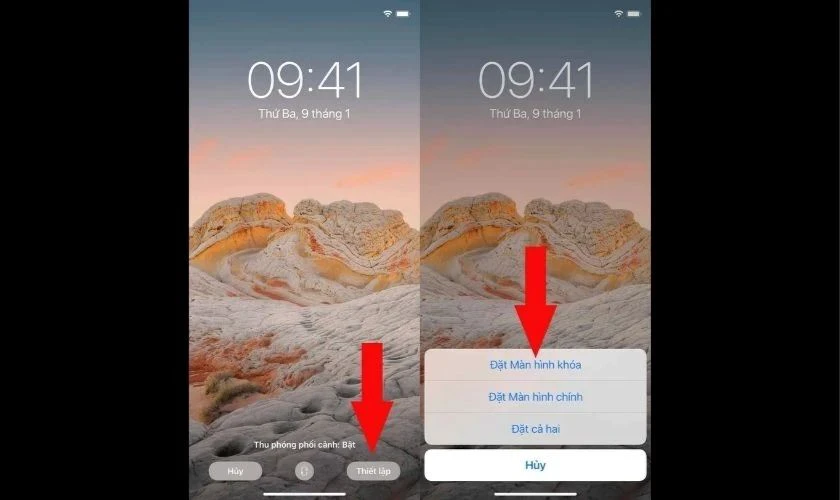 Thiết lập hình nền mới trên iPhone dễ dàng