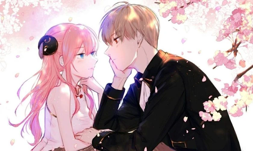 Hình nền cặp đôi mùa xuân