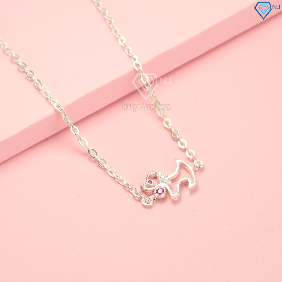 Lắc tay bạc nữ hình con chó dễ thương LTN0165