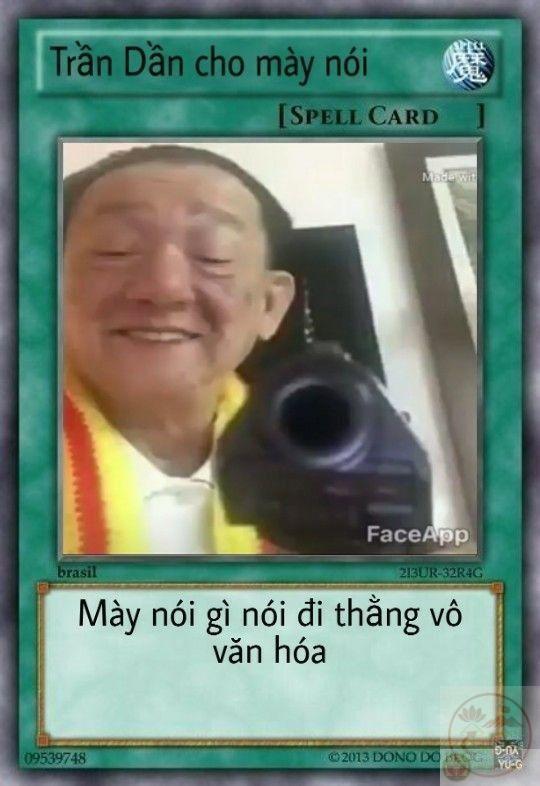Meme Trần Dần vô văn hóa