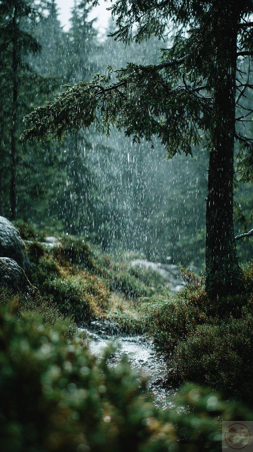 Ảnh mưa rừng