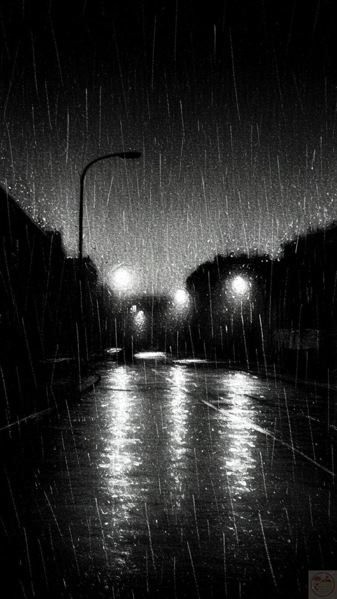 Mưa trắng đen mang lại cảm giác chân thực và đầy chất suy ngẫm