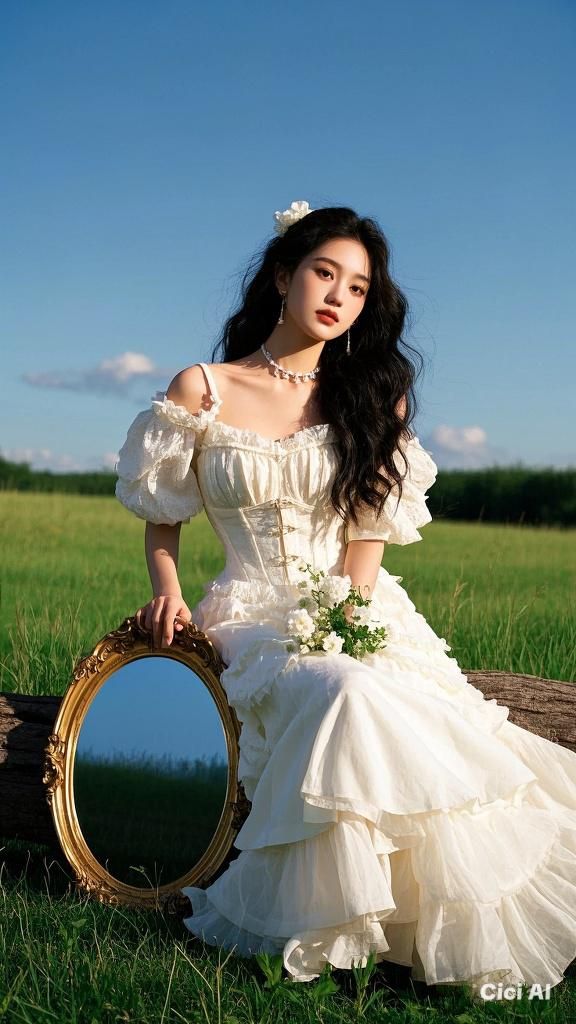 Cách tạo dáng đơn giản với váy dài