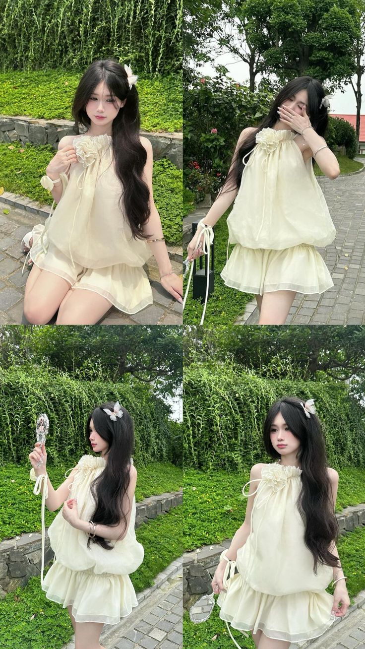 Dáng đứng nhẹ nhàng cực xinh