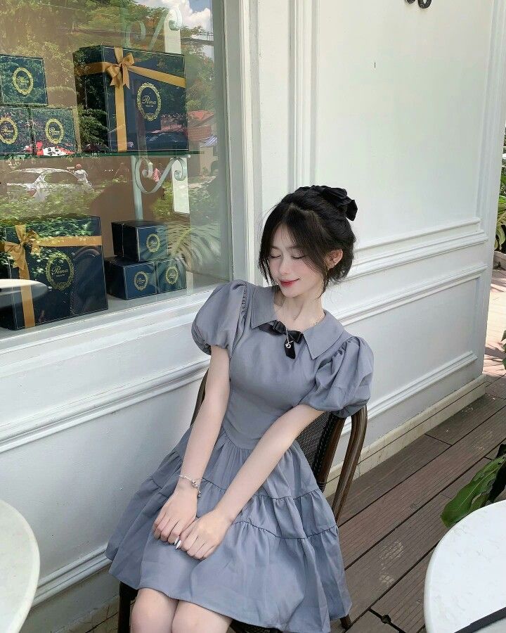 Một dáng cơ bản phù hợp nhiều kiểu váy