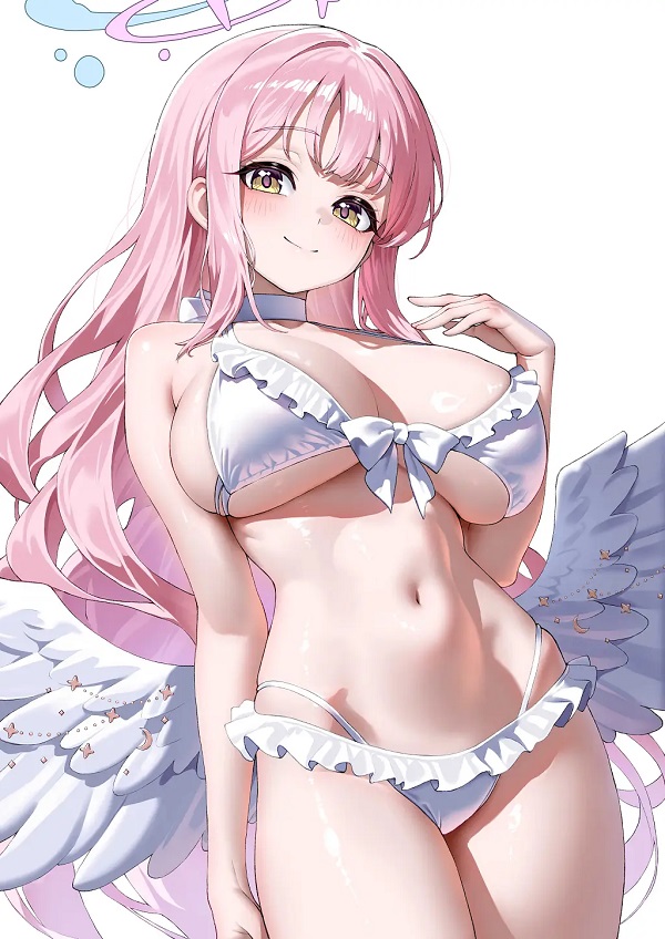 Cảnh chụp từ sau tôn dáng nhân vật anime