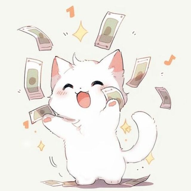 Avatar mèo cute anime