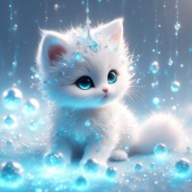 Avatar mèo cute anime