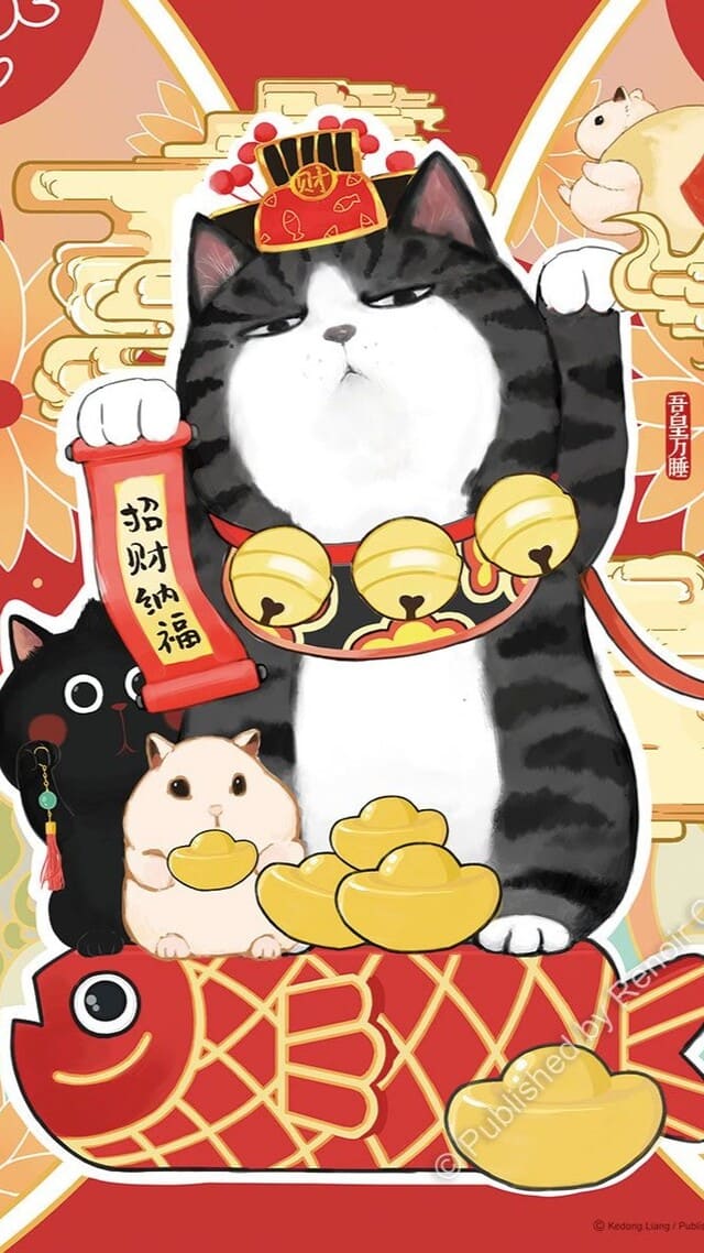 Hình nền mèo cute cho điện thoại