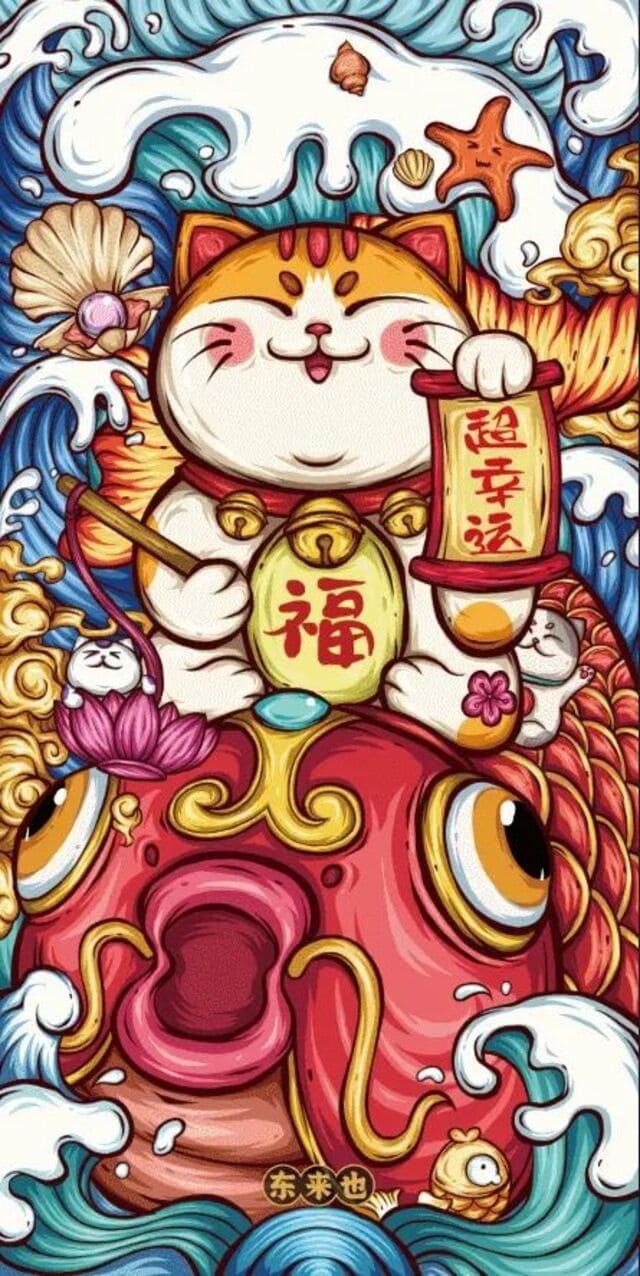 Hình nền mèo cute cho điện thoại