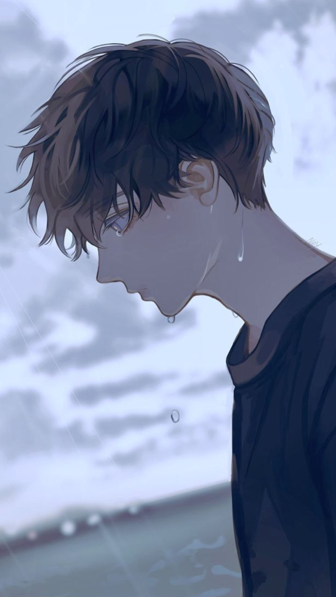 avatar anh anime nam buon 960px 960px avatar 6