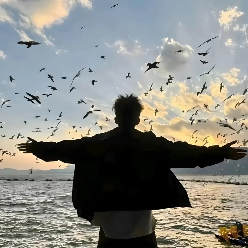 ảnh đại diện buồn cho nam nghi ngờ