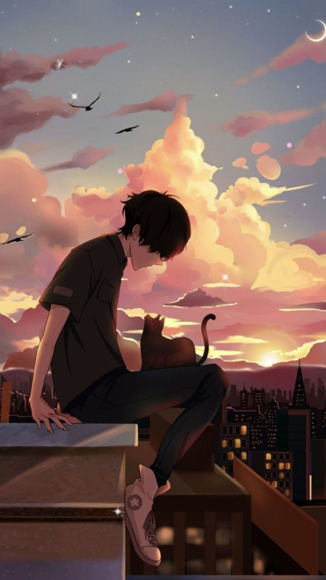 anh anime nam buon co don 1920px 1080px full hd 1