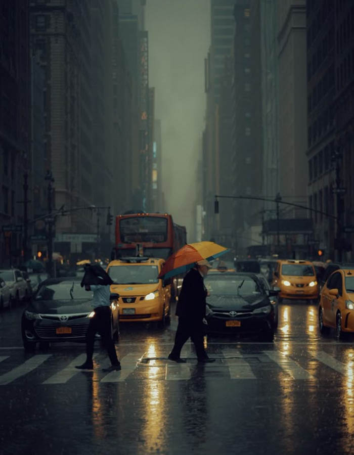 Ảnh đường phố ngày mưa