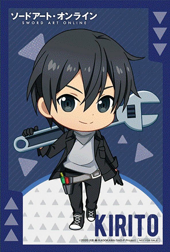 Làm gì thì làm, Kirito chibi vẫn cầm song kiếm nghiêm túc