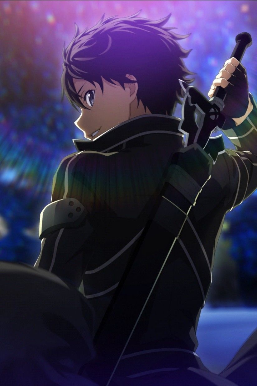 Ánh mắt sắc lạnh của Kirito có thể làm tan băng trong một giây