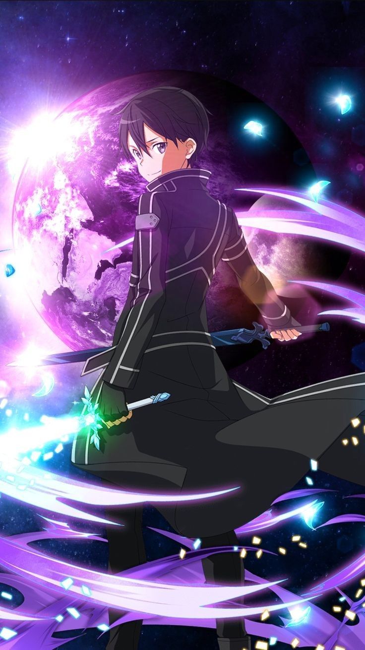 Bộ giáp đen, kiếm đôi và ánh mắt lạnh - Kirito phiên bản full ngầu