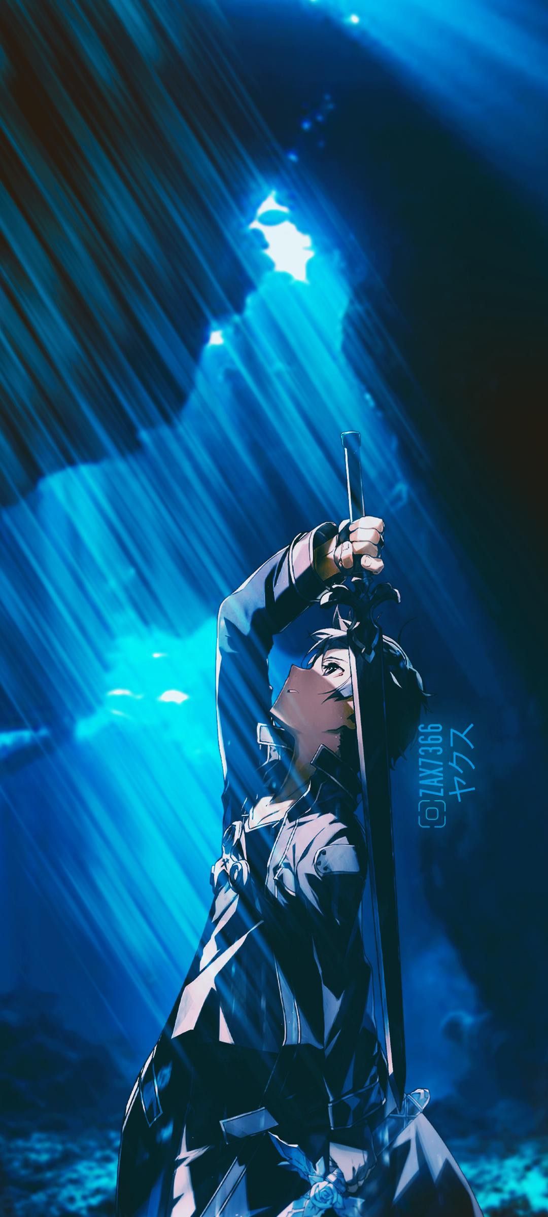 Hình nền Kirito cầm kiếm luôn là lựa chọn bất bại