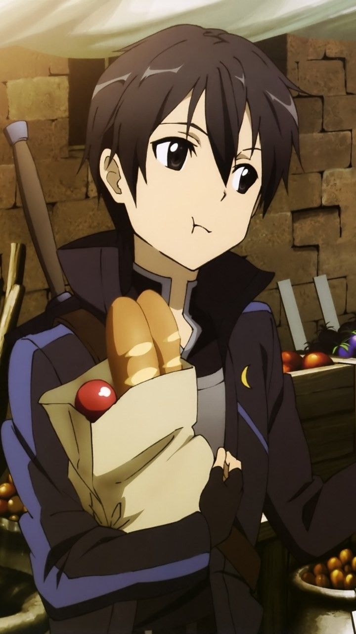 Ảnh Kirito lúc Asuna bên cạnh, nhẹ nhàng như ánh bình minh