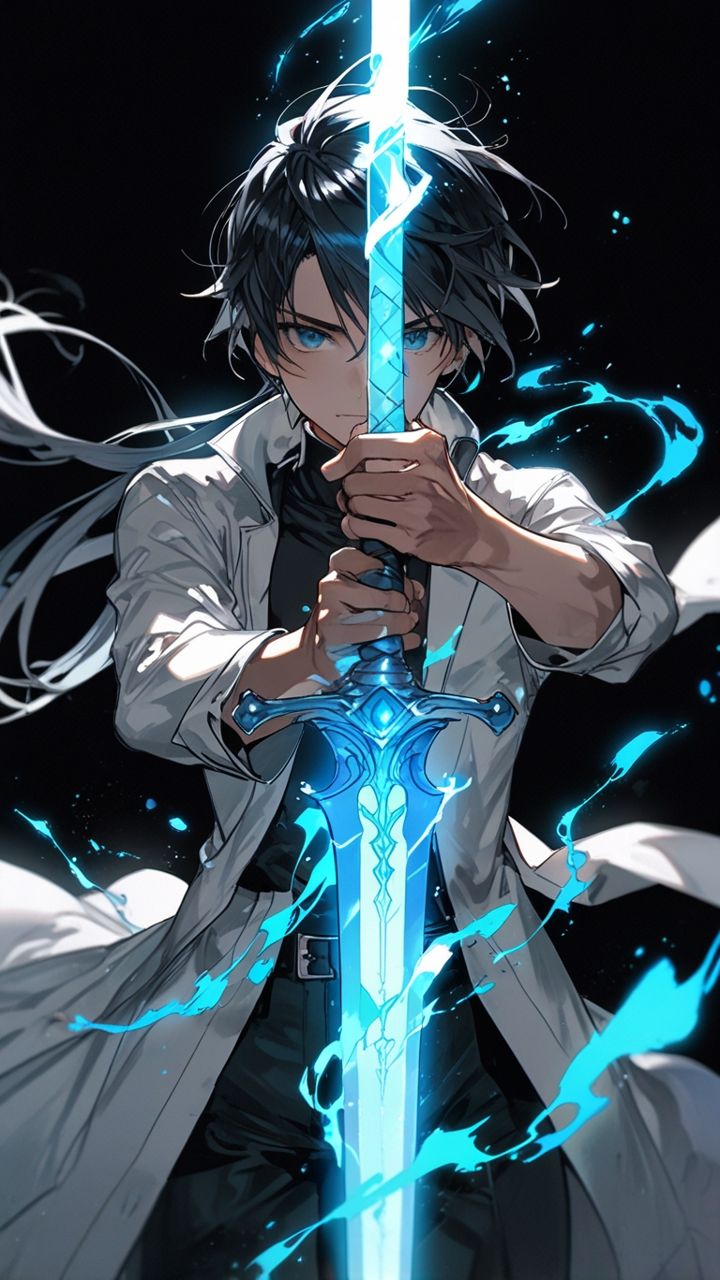 Ảnh Kirito lúc chiến đấu là minh họa cho từ “tập trung”