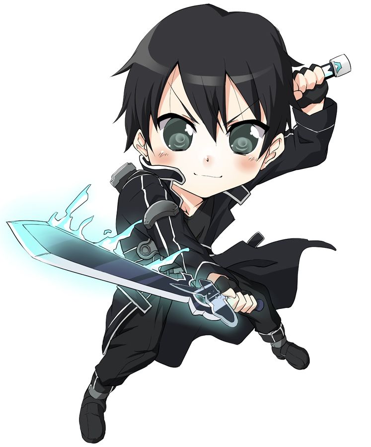 Tải ảnh Kirito lạnh lùng để tăng sức mạnh cho avatar