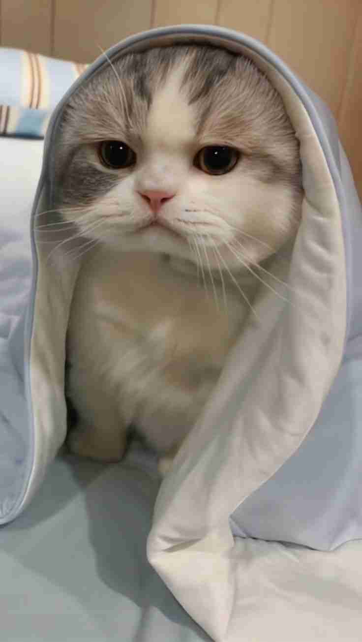 Ảnh avatar mèo ngáo đáng yêu và hài hước dành cho bạn