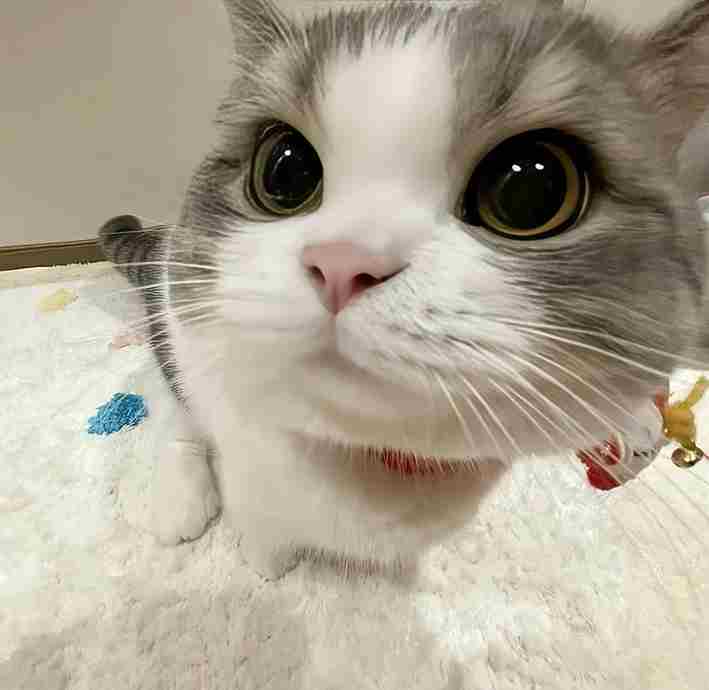 Ảnh avatar mèo ngáo dễ thương, hài hước