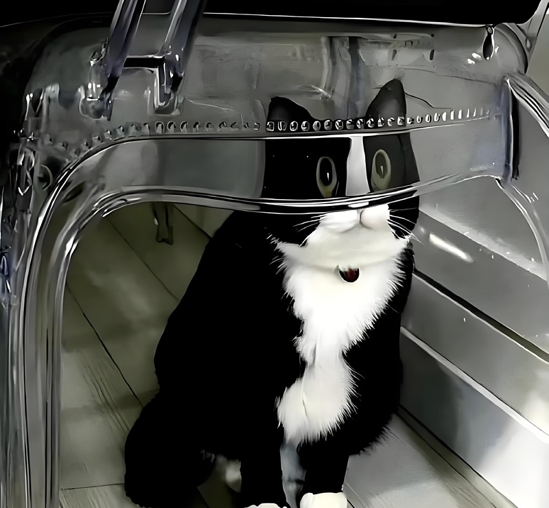 Hình ảnh avatar mèo ngáo với biểu cảm hài hước