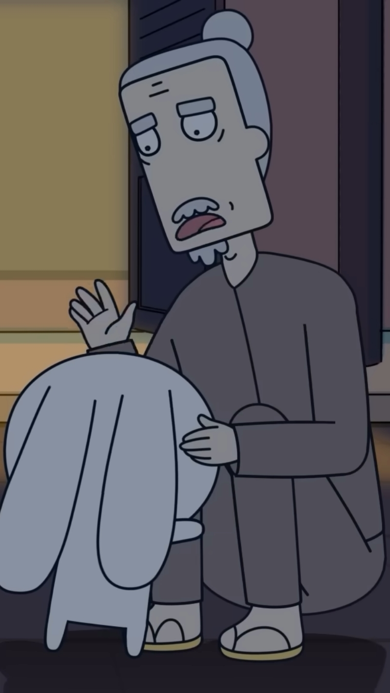 Ảnh full HD ông Năm và thỏ 7 màu vui cười