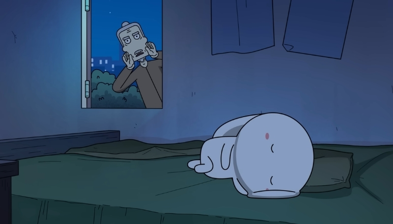 Ảnh nền thỏ 7 màu và ông Năm ấm áp