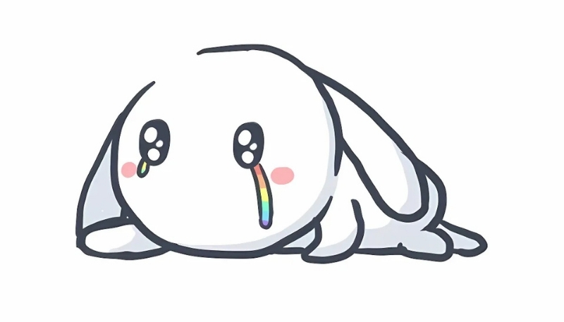 Nền thỏ 7 màu mang nét buồn