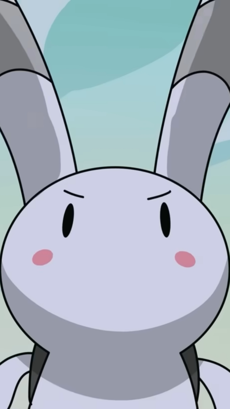 Hình nền thỏ 7 màu ngầu cá tính