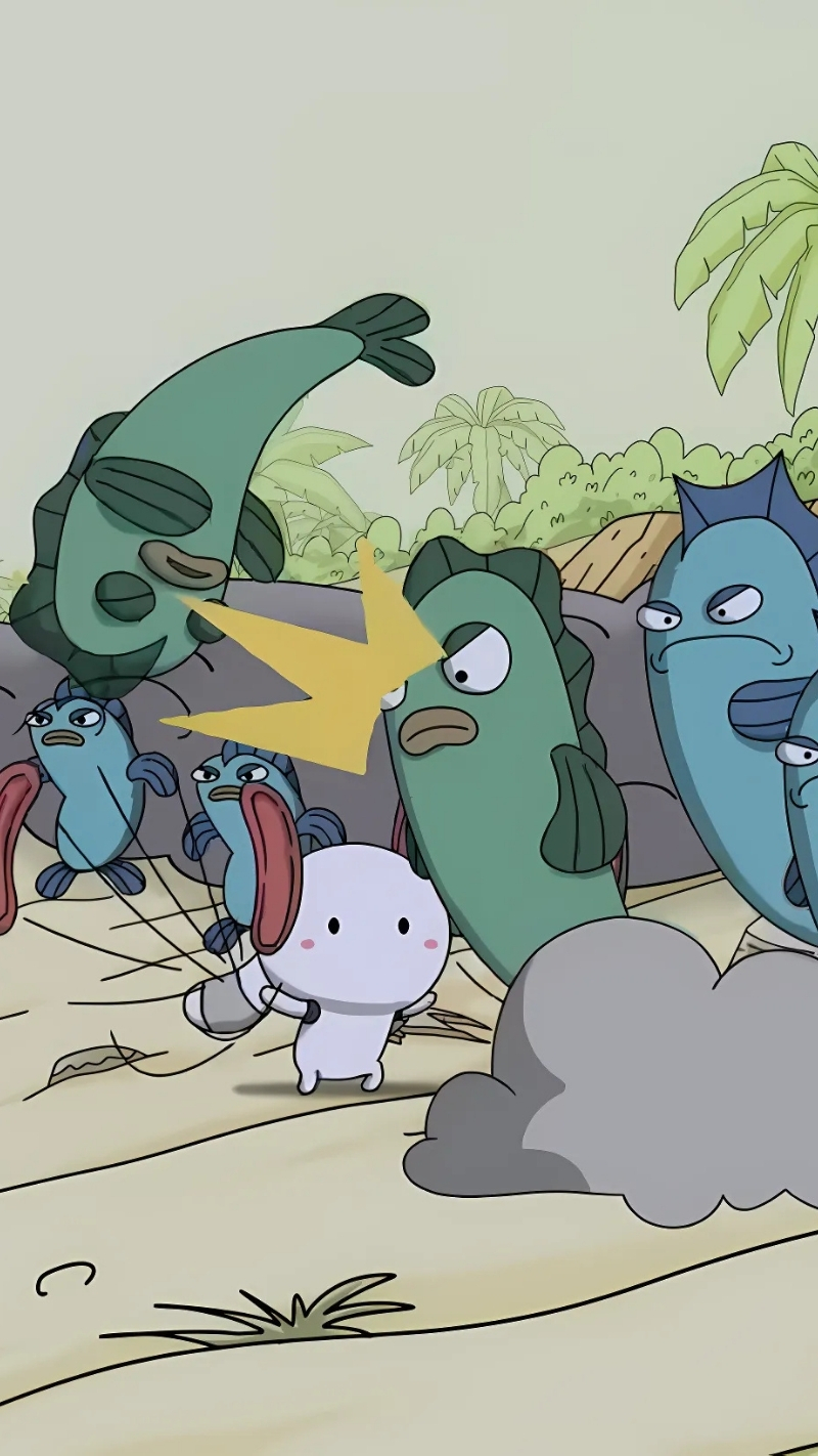 Hình nền thỏ 7 màu ngầu full HD