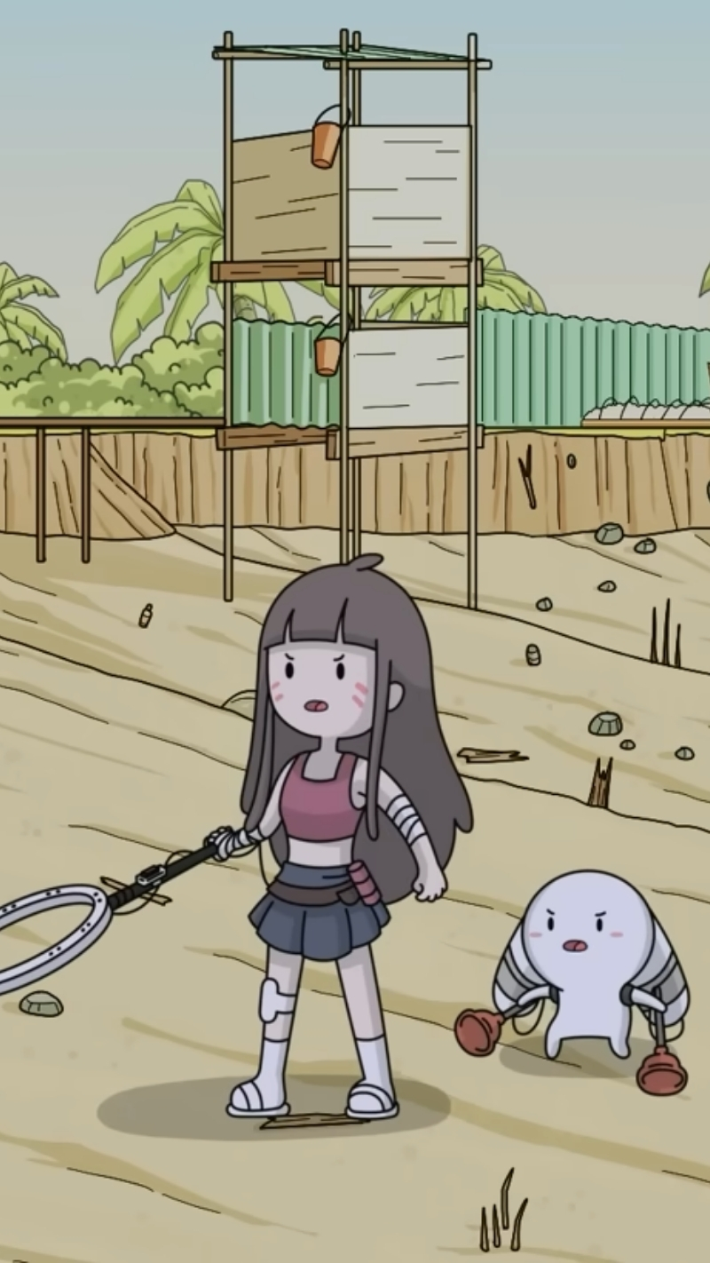 Hình nền thỏ 7 màu ngầu ngộ nghĩnh