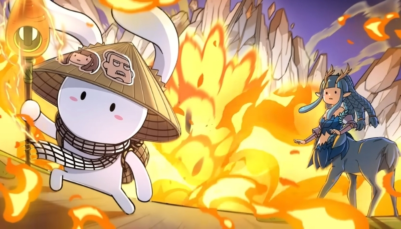 Wallpaper thỏ 7 màu ngầu đậm chất game