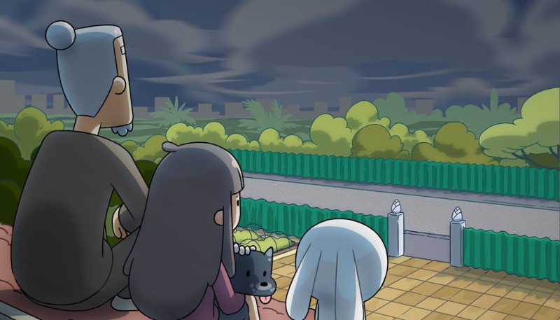 Ảnh thỏ 7 màu cute cho màn hình máy tính