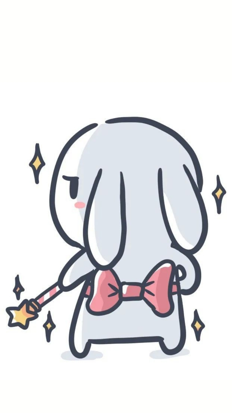 Hình nền thỏ 7 màu hài hước