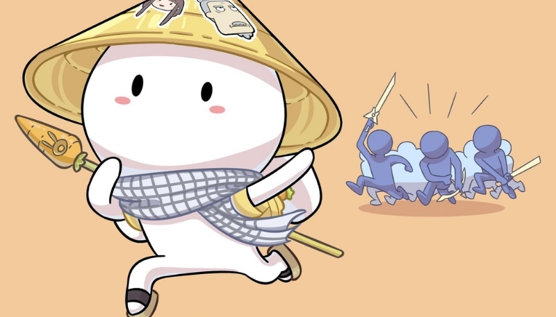 Ảnh nền thỏ 7 màu chơi Liên Quân ngầu