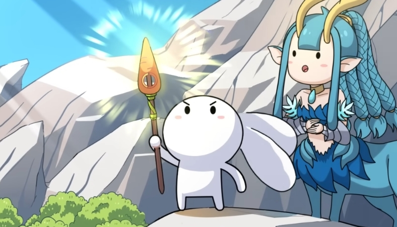 Nền chiến đấu thỏ 7 màu Liên Quân rõ nét