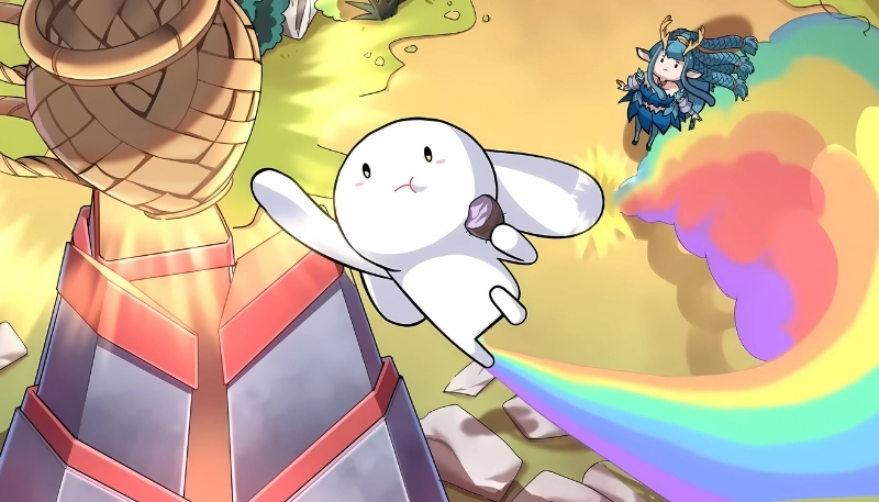 Hình nền thỏ 7 màu đánh Liên Quân cực ngầu