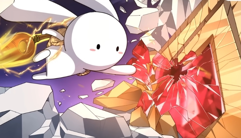 Wallpaper thỏ 7 màu Liên Quân cute ngầu