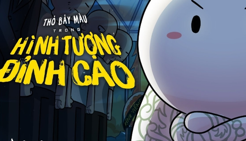 Ảnh nền thỏ 7 màu xăm chất lừ