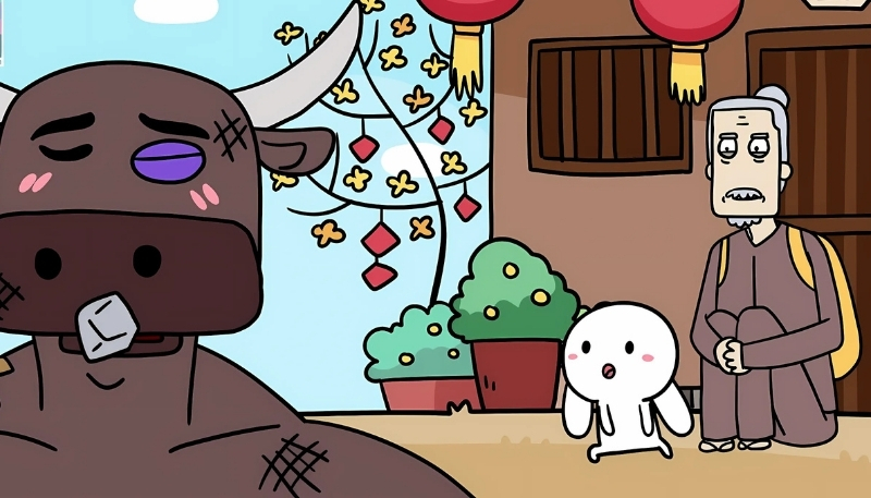 Ảnh chế thỏ 7 màu và ông Năm hài