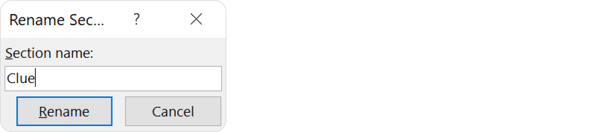 Rename Layout option in PPT