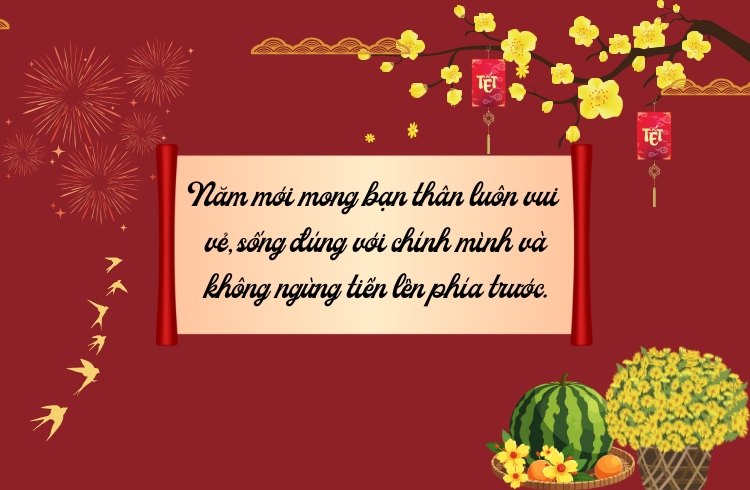 Lời chúc Tết bạn thân chân thành nhất